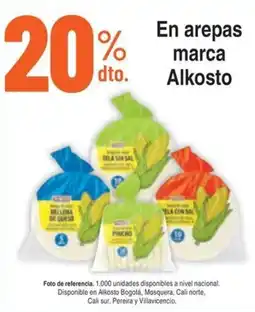 Alkosto Alkosto arepas oferta