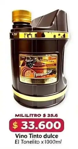 El Cámbulo El Tonelito vino tinto dulce oferta