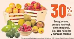 Alkosto En aguacates, durazno nacional, ciruela nacional, lulo, pera nacional y manzana nacional oferta