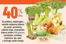 Alkosto En plátano, espárragos, cebolla cabezona blanca sin pelar oferta