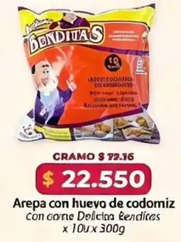 El Cámbulo Dolcitas Arepa con hueyo de codomiz oferta