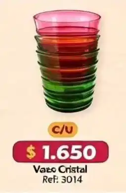 El Cámbulo Vaso Cristal oferta