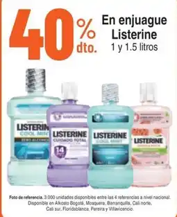 Alkosto Listerine enjuague oferta