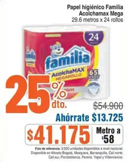 Alkosto Familia papel higiénico familia acolchamax mega oferta