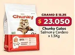 El Cámbulo Chunky Gatos Salmon y Cordero oferta