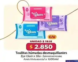 El Cámbulo Bye Glam toallitas húmedas desmaquillantes oferta