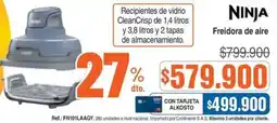 Alkosto Ninja freidora de aire oferta
