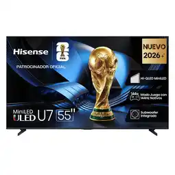 Falabella Televisor | 55 Pulgadas | ULED MiniLED 144 Hz | 55U7ESG oferta
