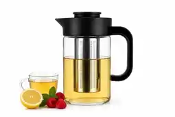 Falabella Jarra De Vidrio Para Té O infusiones Con Tapa y separador, Capacidad Grande 1.000 LTS oferta