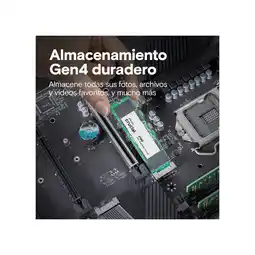 Falabella Unidad Estado Sólido SSD M2 NVMe 1TB E100 GEN4 De Alta Eficiencia y Estabilidad oferta