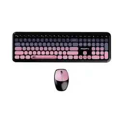 Falabella Combo Teclado / Mouse Inalambrico Mofii 666 Morado / Negro oferta