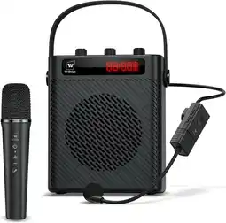 Falabella Parlante Amplificador De Voz Portatil 40W Bluetooth Con 2 Micrófonos Inalámbricos oferta