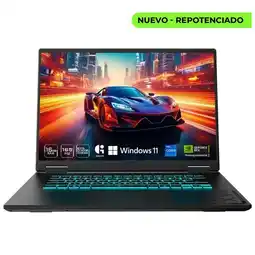 Falabella PORTATIL GAMER GAMING A16 - CORE i7 13620H - RAM 32GB - SSD 1TB - RTX 5070 8GB oferta