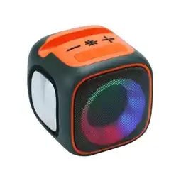 Falabella Mini Parlante Portátil Porta Celular Luz LED Con Bluetooth oferta