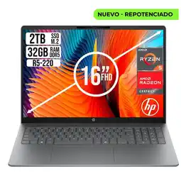 Falabella PORTATIL G2A AMD RYZEN 5-220 RAM 32GB SSD 2TB LED WUXGA 16 oferta