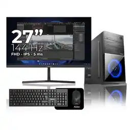 Falabella Computador De escritorio Ryzen 3 32000G / SSD 512GB / DDR4 16GB RAM / Monitor 27 Pulgadas 144Hz oferta