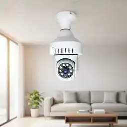 Falabella Cámara Seguridad Tipo Bombillo Luz Sensor Humo Wifi 360 Interior oferta
