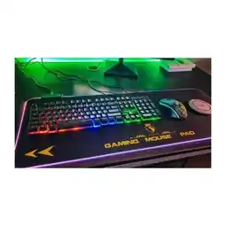 Falabella Mouse Pad Gamer Rgb Extendido 80x30cm Base Antideslizante oferta