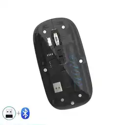 Falabella Mouse Inalámbrico Transparente Dual Bluetooth 5.2 + 2.4g Rgb oferta