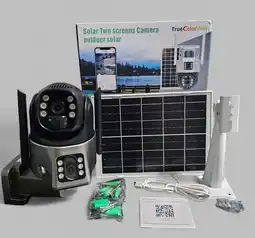 Falabella Camara Solar Doble Lente Panel Solar Bateria 8000mA Wifi oferta