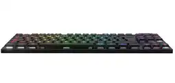 Falabella Teclado Mecánico TKL 75% HORUS K621 Negro+cable perfil bajo +UltraSlimEnAluminio+LuzRGB oferta