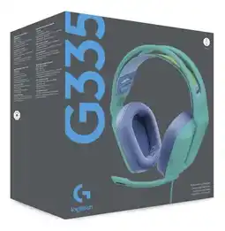 Falabella Auriculares Gamer G335 Color Menta con Cable y micrófono oferta