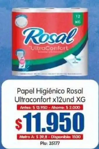 Papel Higiénico Rosal Ultraconfort