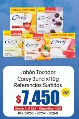 Surtifamiliar Jabón Tocador Carey oferta