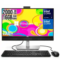 Falabella Todo en Uno Dell Pro 24 Intel Core Ultra 7 265 SSD 2TB RAM 16GB W11 Pro 24” FHD oferta