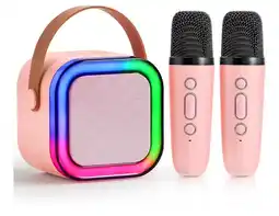 Falabella Parlante Altavoz Bluetooth Portátil Karaoke 2 Micrófonos oferta