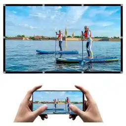 Falabella Pantalla Telon 84 Pulgadas 4k Hd Portátil 160° oferta