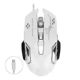 Falabella Mouse Gamer Profesional 3200 Dpi Ergonómico Led Jg891 oferta