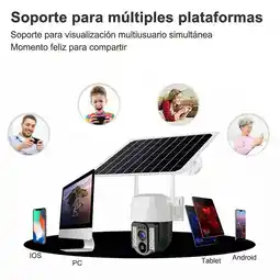 Falabella Cámara De Seguridad Solar Ptz Doble Lente 2mp Wifi V380 Pro oferta