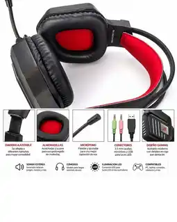 Falabella Diadema Gamer Alpha Gaming oferta