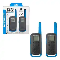 Falabella Walkie-talkie Motorola Talkabout T270 de 2 radios - negro oferta