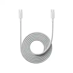 Falabella Cable 6A USB-C a USB-C Trenzado 2 Metros Carga Rapida 120W Transferencia 480Mbps Blanco oferta