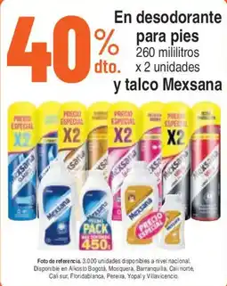 Ktronix Mexsana desodorante para pies y talco oferta