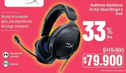 Ktronix HyperX Audífonos Alámbricos On Ear Cloud Stinger 2 Core oferta