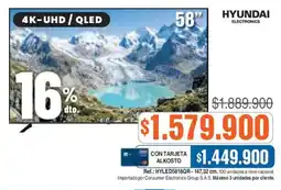 Ktronix Hyundai electronics tv 58" oferta