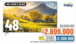 Ktronix Kalley tv de 75" oferta