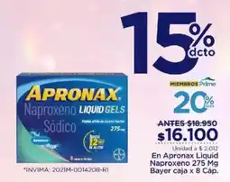 FarmaTodo Apronax naproxeno liquid gels oferta