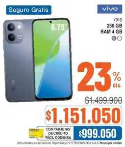Ktronix vivo Y31D oferta