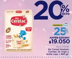 FarmaTodo Cerelac En Cereal Nestum de trigo y leche oferta