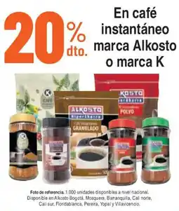 Ktronix Alkosto café instantáneo oferta