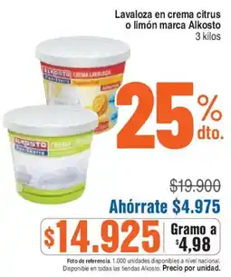 Ktronix Alkosto lavaloza en crema citrus o limón oferta