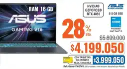 Ktronix Asus gaming v16 oferta