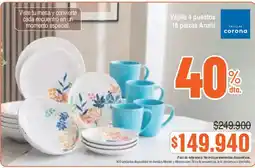 Ktronix Vajilla 4 puestos oferta