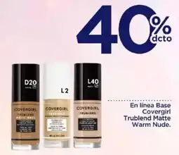 FarmaTodo Covergirl En linea Base Covergirl Trublend Matte Warm Nude oferta
