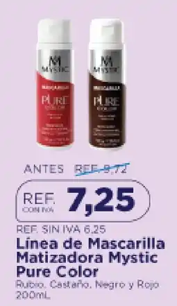 FarmaTodo Mystic Linea de Mascarilla Matizadora Mystic Pure Color oferta