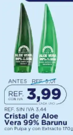 FarmaTodo Barunu Cristal de Aloe Vera 99% oferta